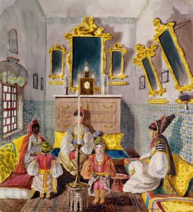 Algerisk interiør, ca. 1835